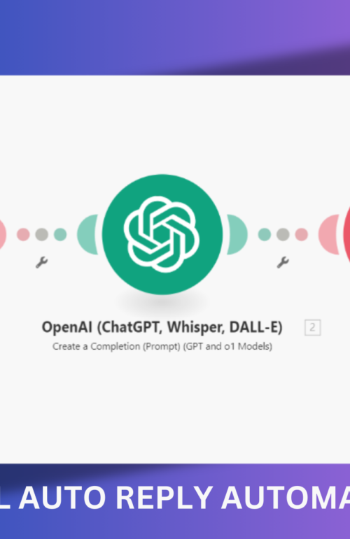 Email Auto Reply Automation – ChatGPT & Make.com Workflow
